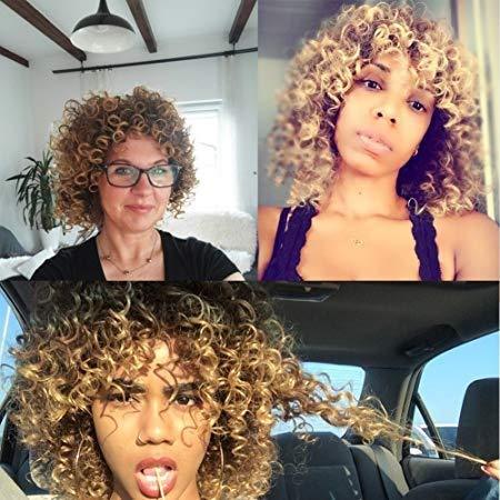 Fashionable chemical short curly hair wig Fashionable chemical short curly hair wig